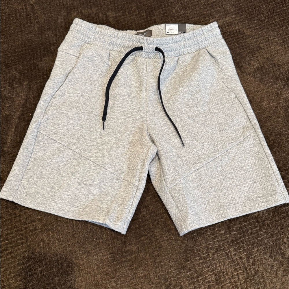Men's Athletic Heather Gray Drawstring Performance Shorts